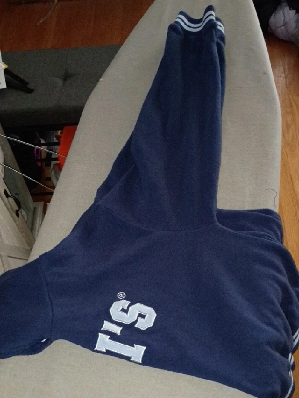 Levi's Girls Navy and White Logo Crewneck Sweater